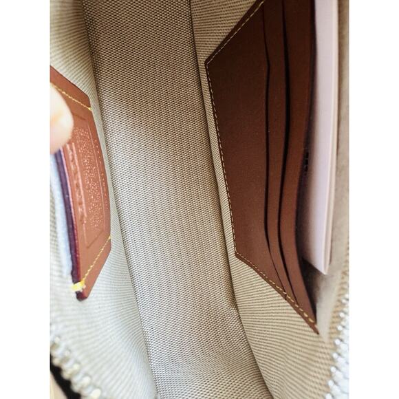 NWT Coach 1941 Strawberry Print Mini Leather Swinger 20 LH/Chalk Shoulder Bag - Picture 9 of 13